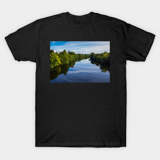 Landscape of the Tweed valley, Scotland T-Shirt by Dolfilms